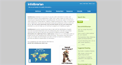 Desktop Screenshot of infolibrarian.com