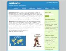 Tablet Screenshot of infolibrarian.com